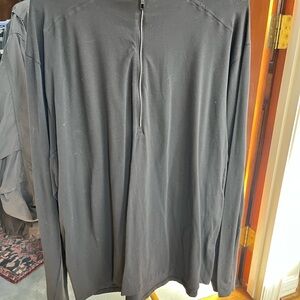 Lululemon Black Long Sleeve Quarter-Zip Top